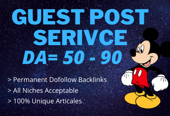 i will increase your guest post 50 90
