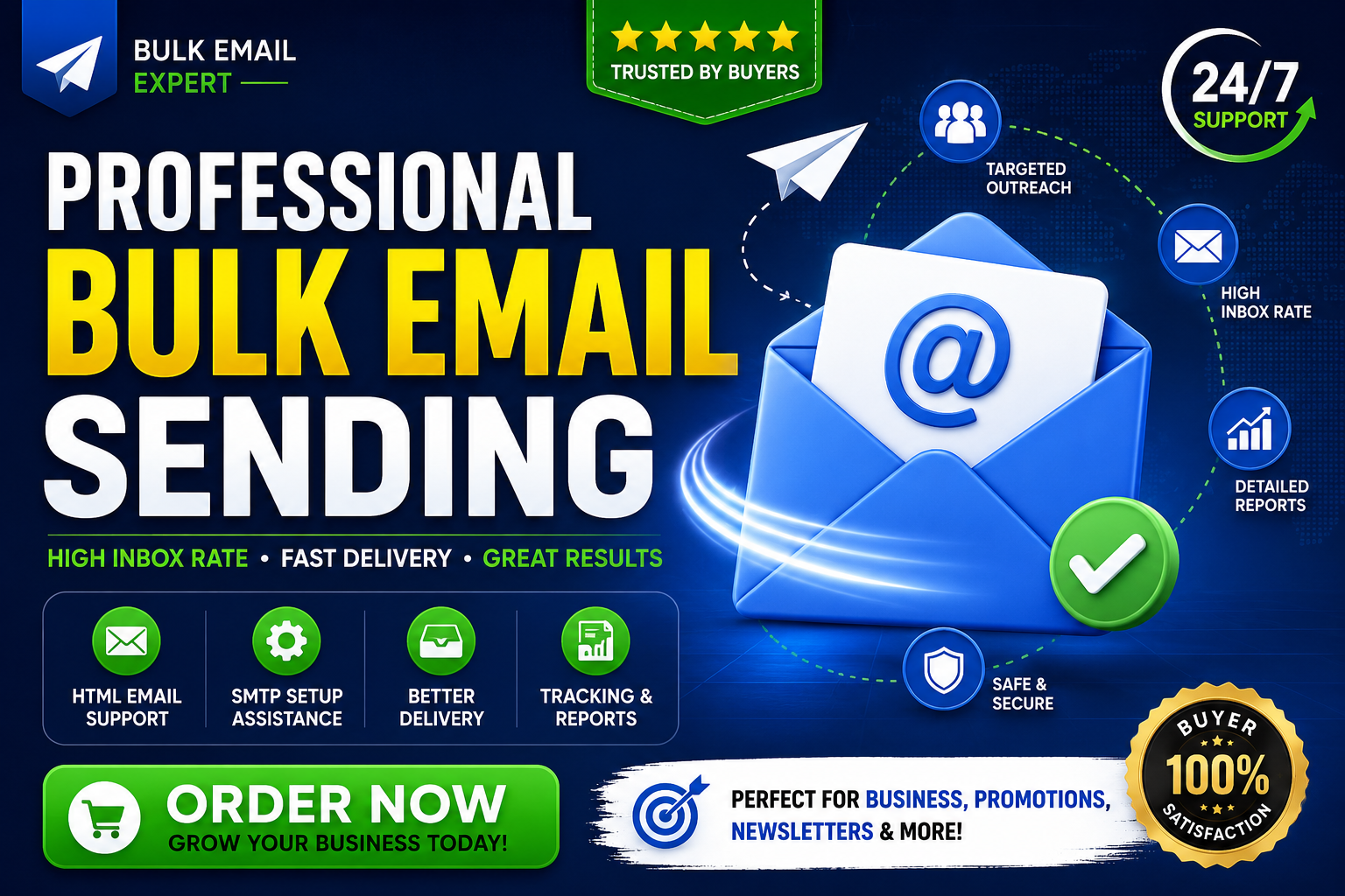 I Will Send Targeted Bulk Emails for Business Promoti...