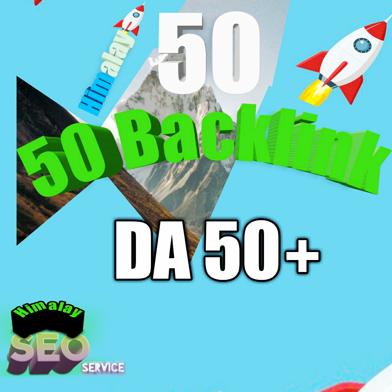  All High DA 50+ 50 high quality Get backlinks for your links/keywords