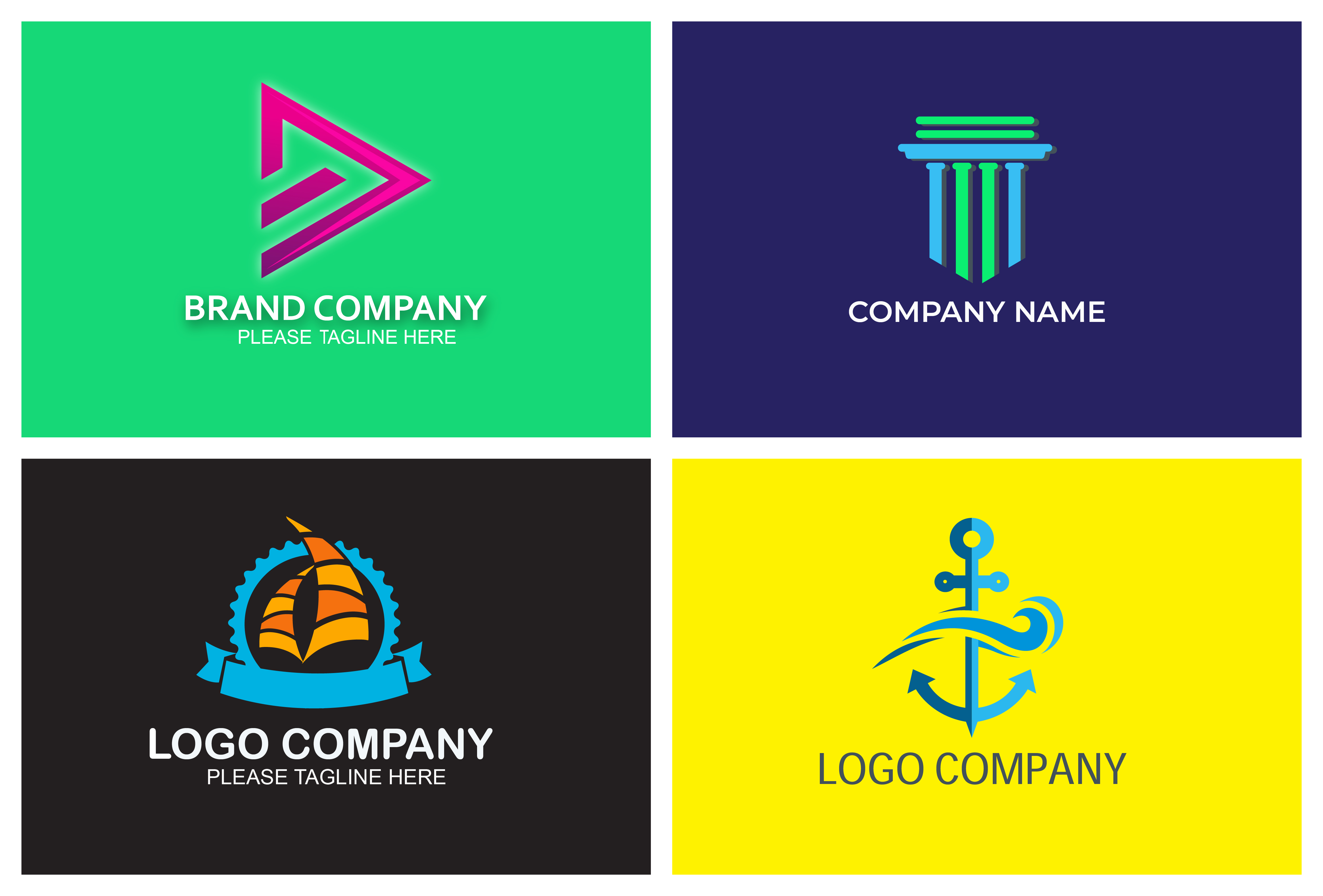 I will design a modern and minimal logo in less than ...