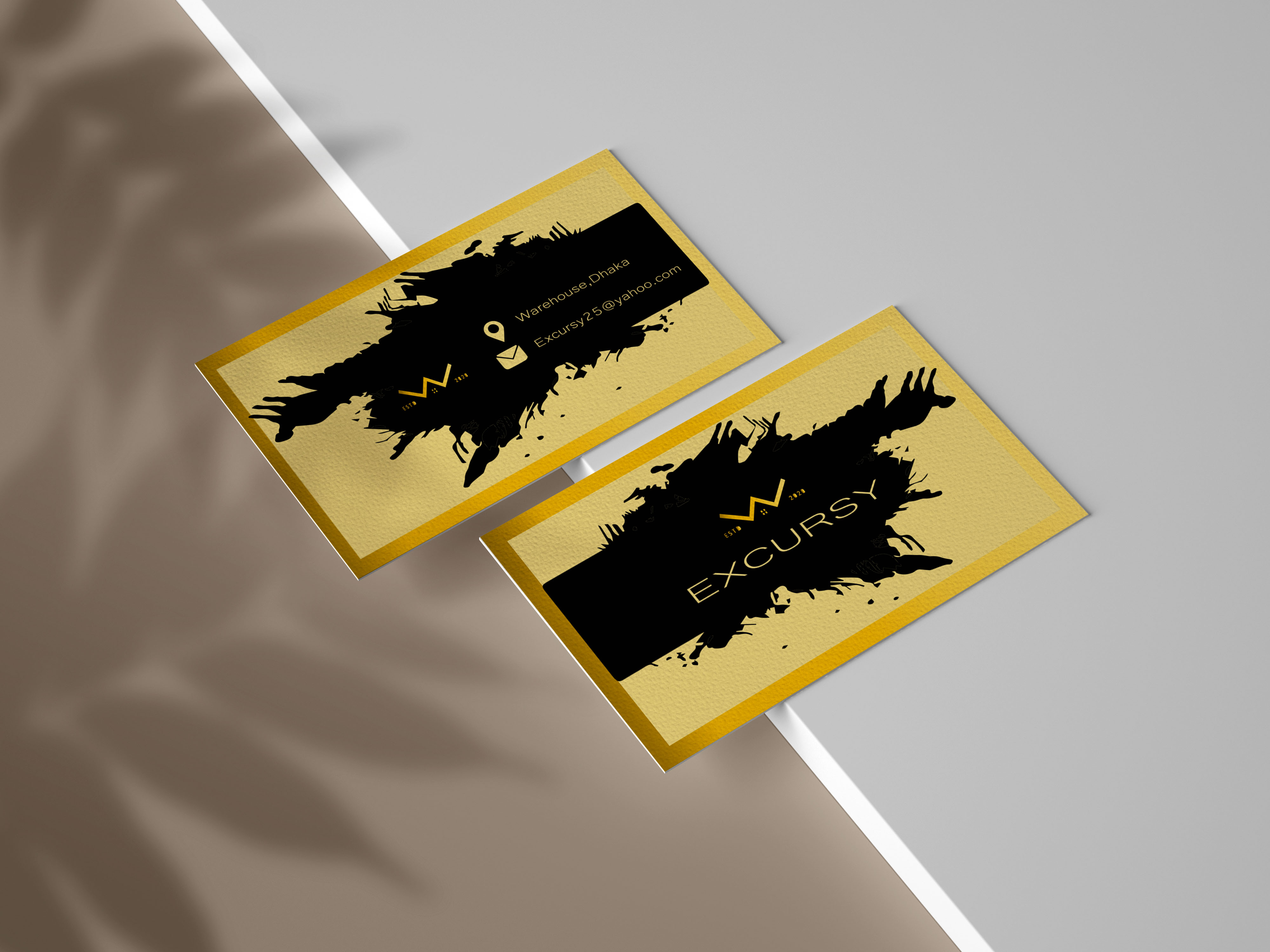 I will design you exclusive luxurious business card