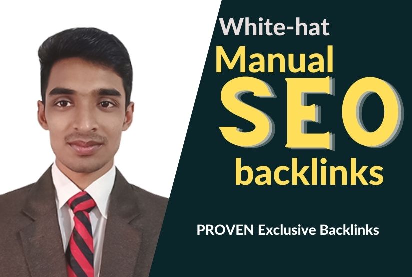 I will build 101 SEO backlinks manual link building service for google top ranking