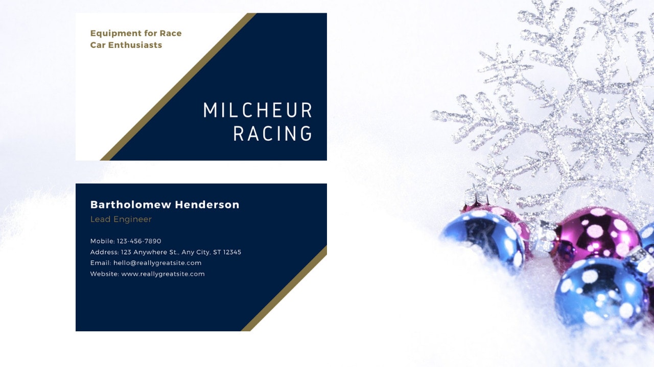 I will create a professional business card for your business