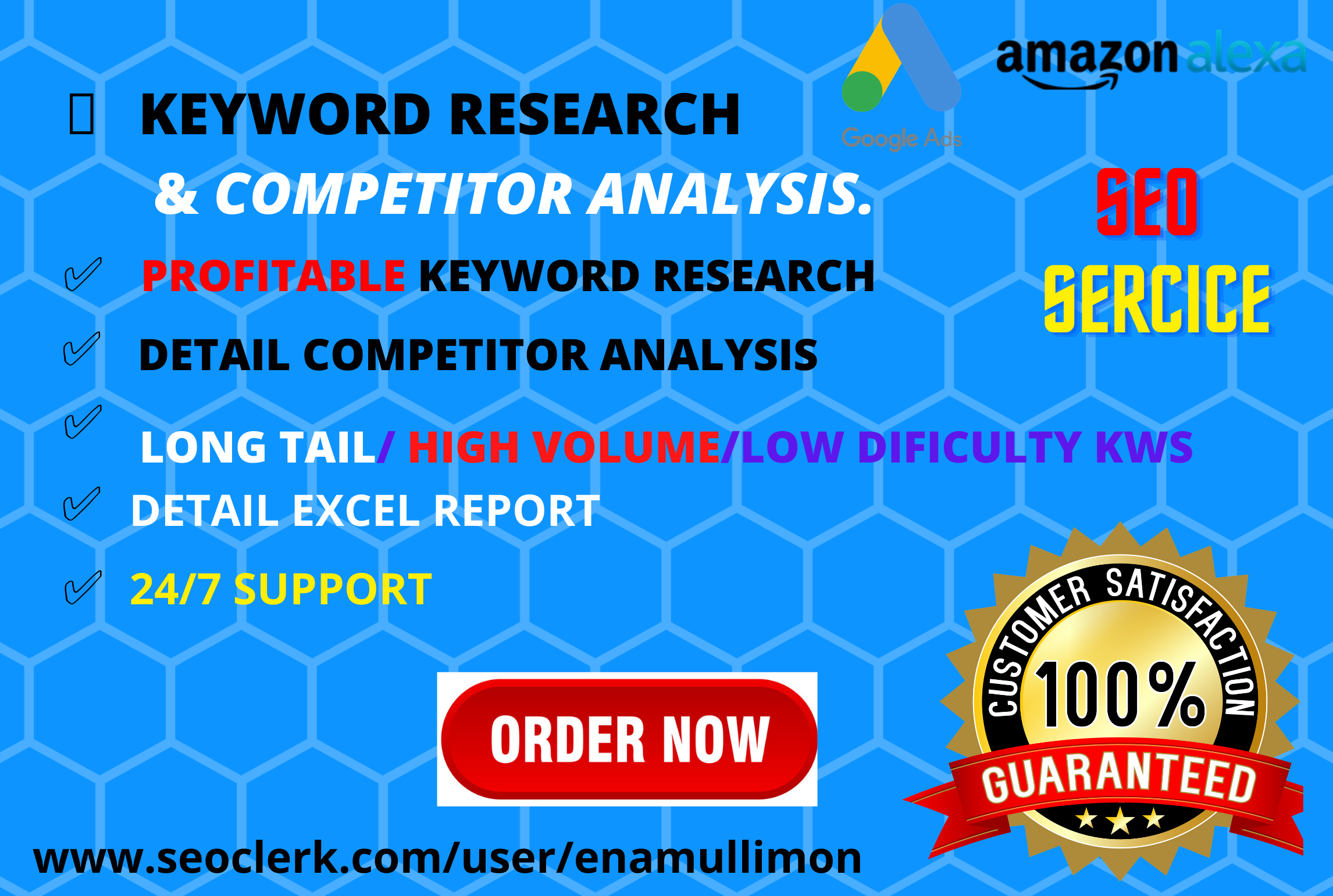 I will do keyword research and competitor analysis fo...