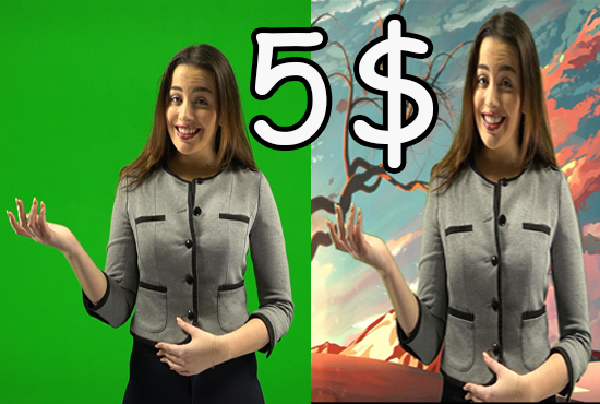 Impressive green screen video editing