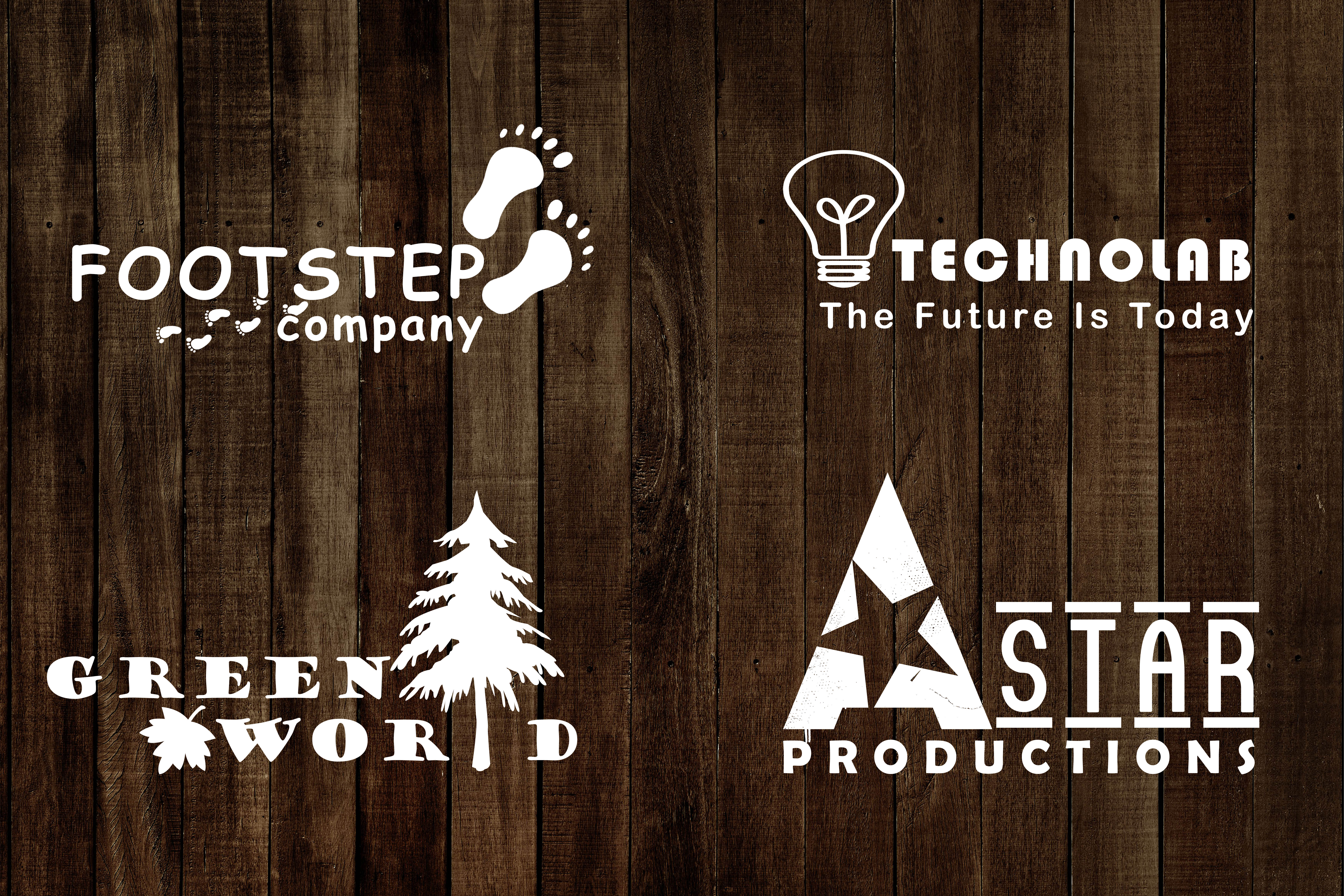 I will design modern amazing flat minimalist logo