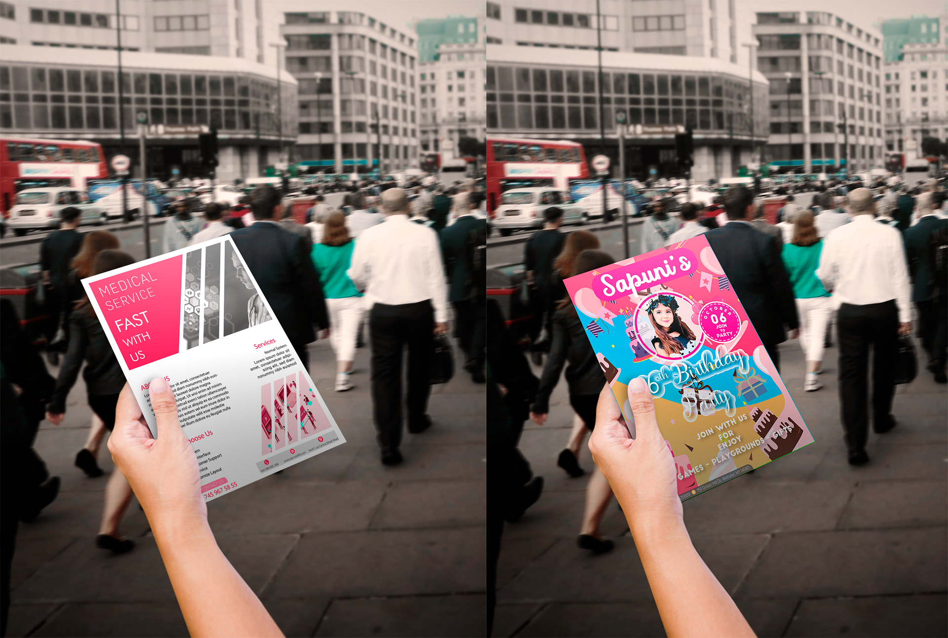 I will Design Clean,Attractive Flyers and posters etc