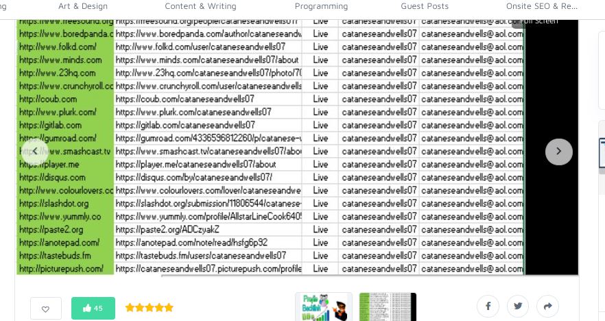 I will build your website link 40 Dofollow Profile Backlinks Or Social Profiles