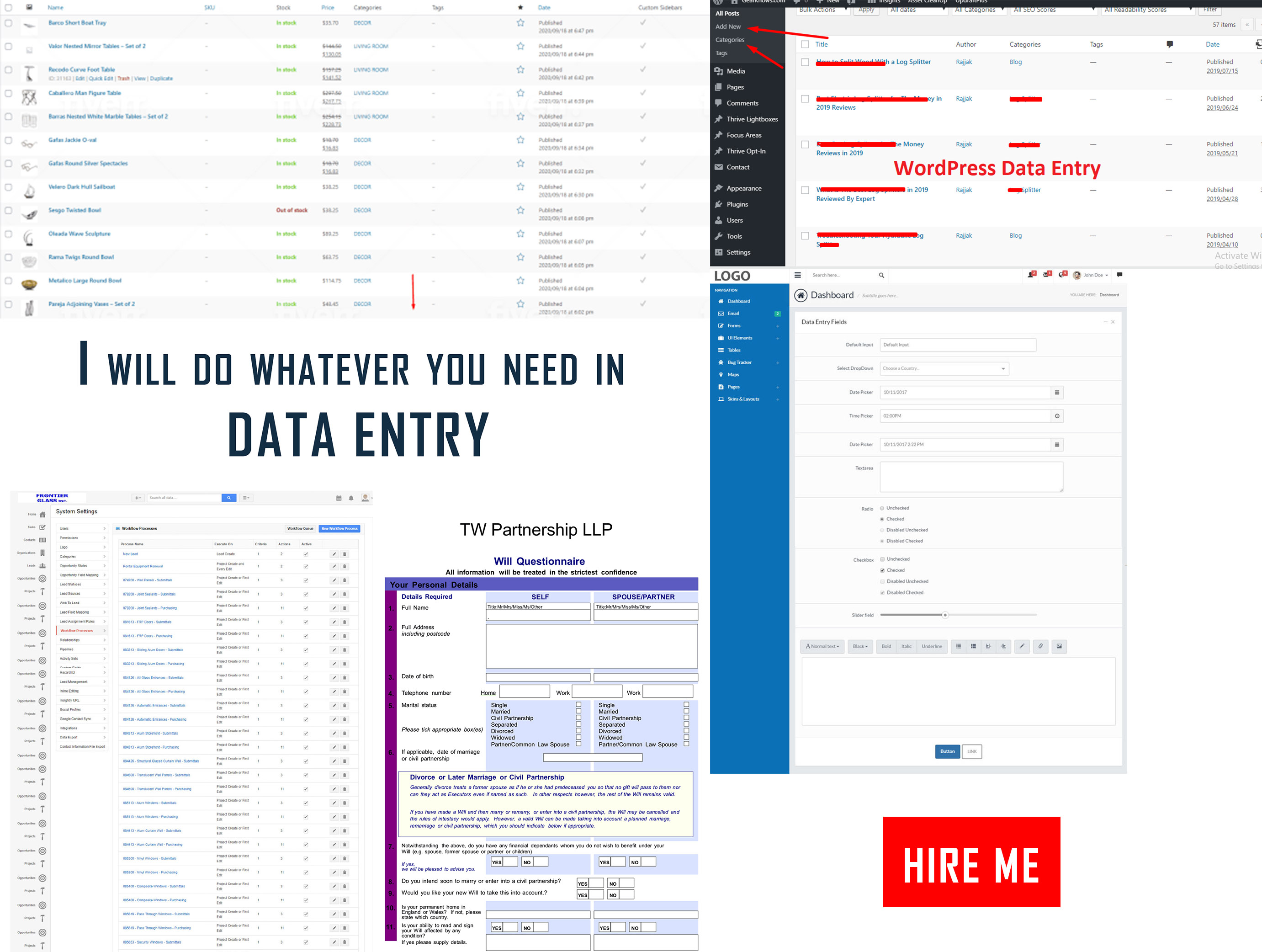 Do perfect data entry, web research and copy paste