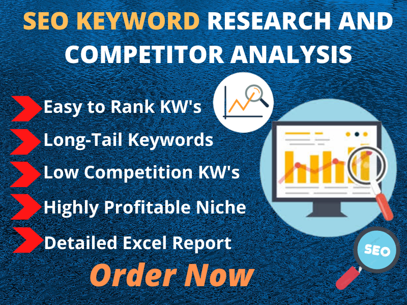 SEO keyword research and competitor analysis for website Rank