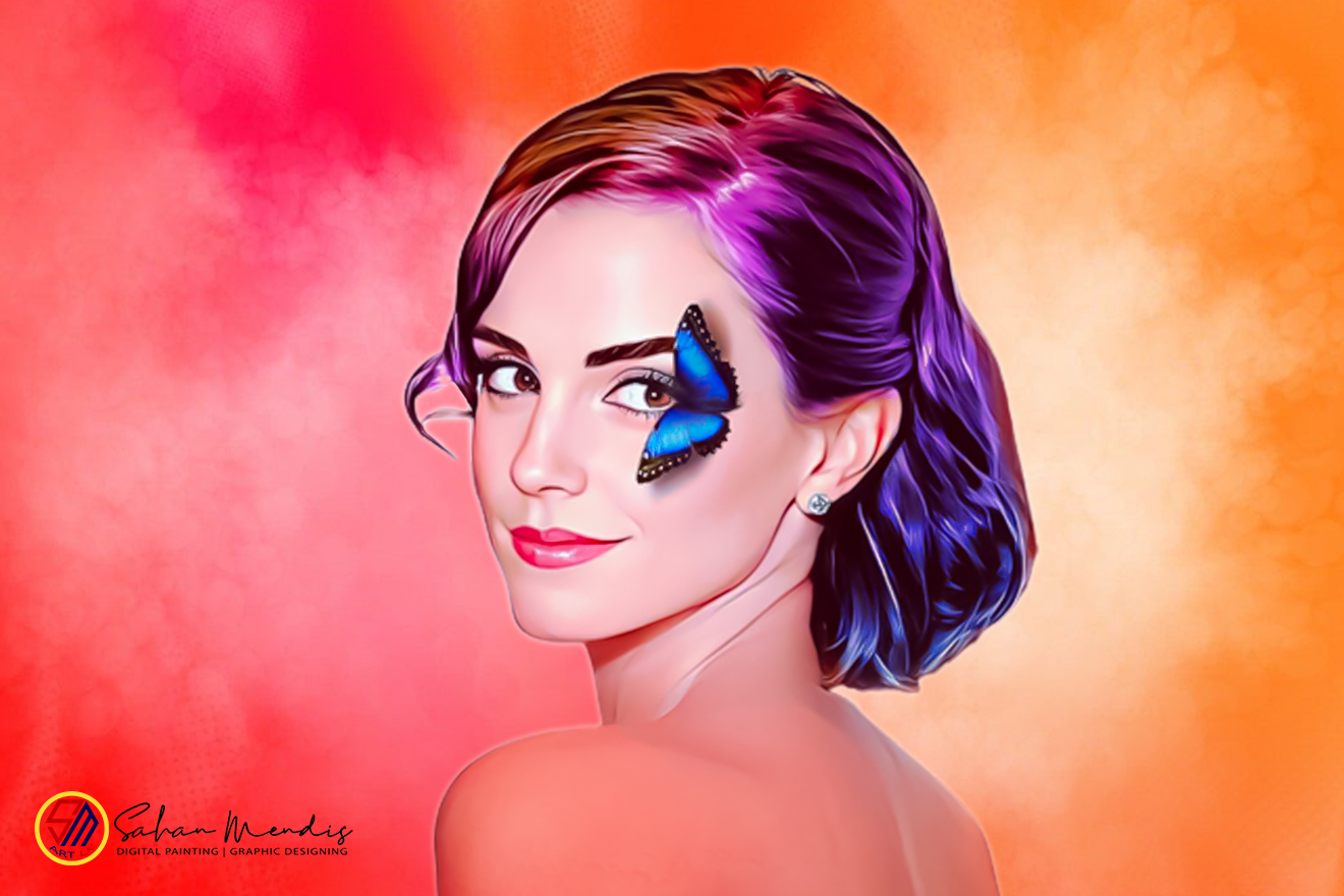 I will draw realistic digital oil painting for you