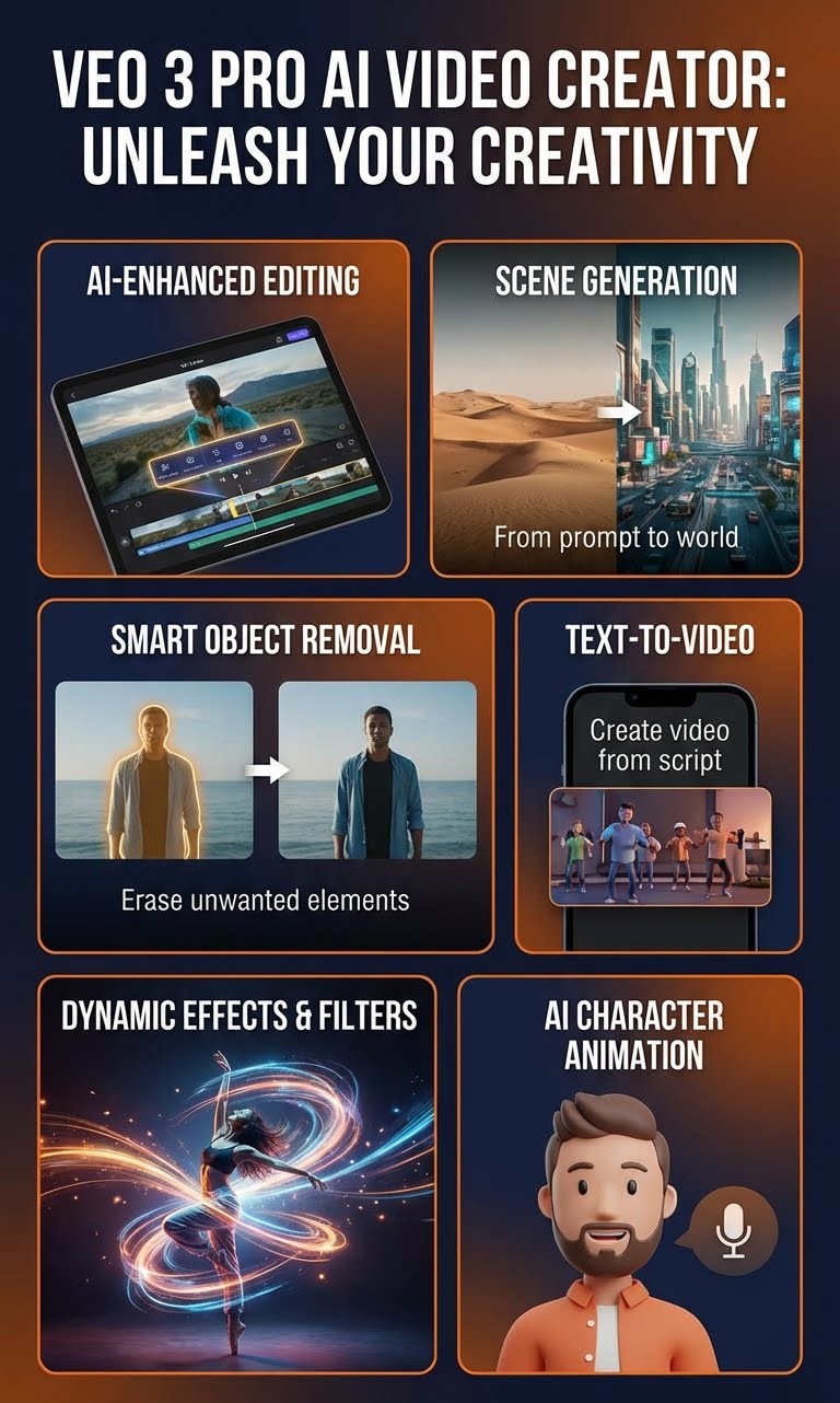 veo 3 pro AI video generator service