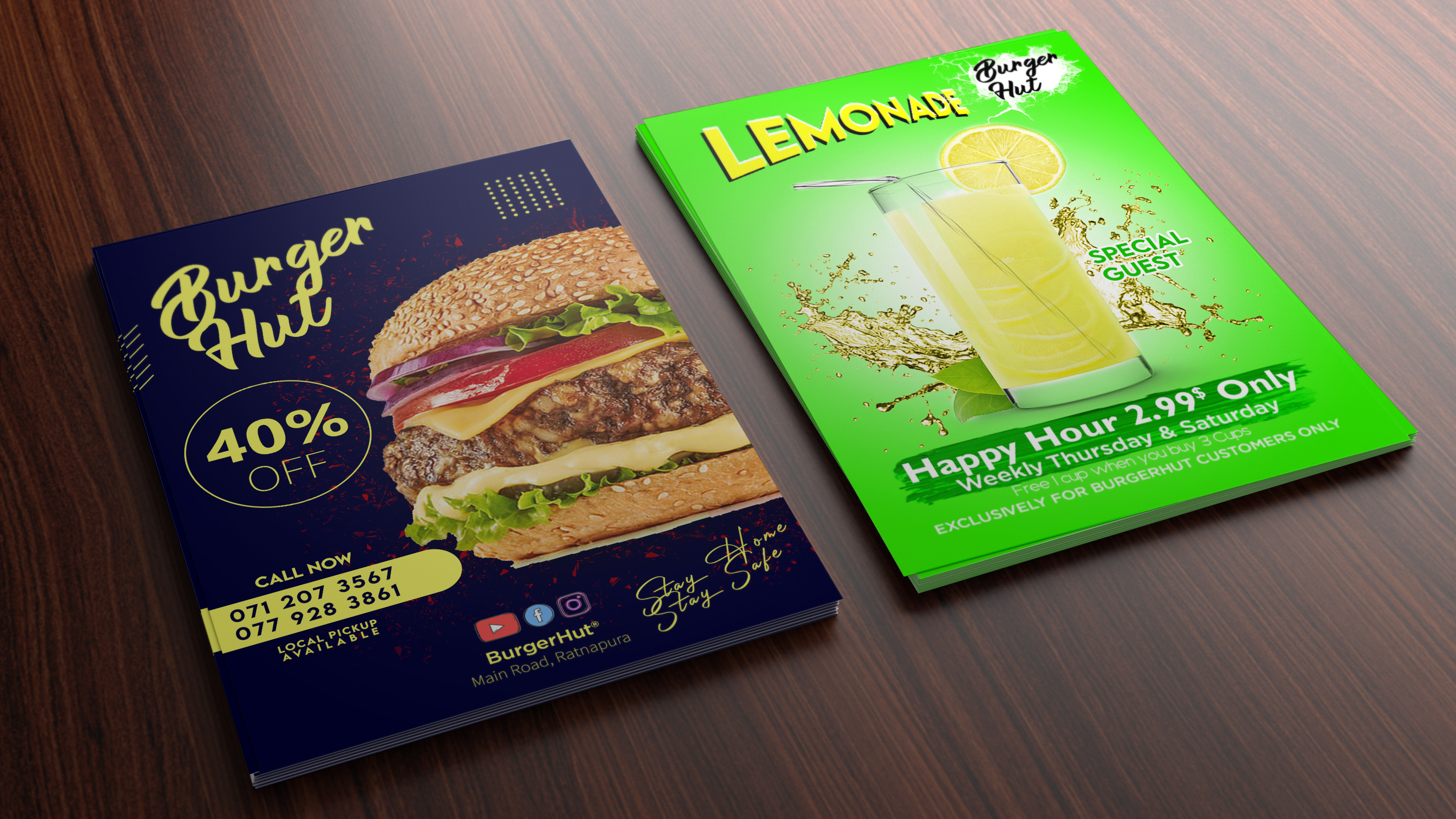 I will design eye catching flyer for you