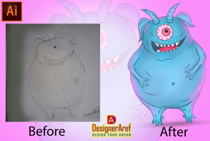 I will vector trace, redraw, and recreate your logo...