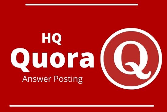 Promote your website in 5 High Quality Quora answer w...