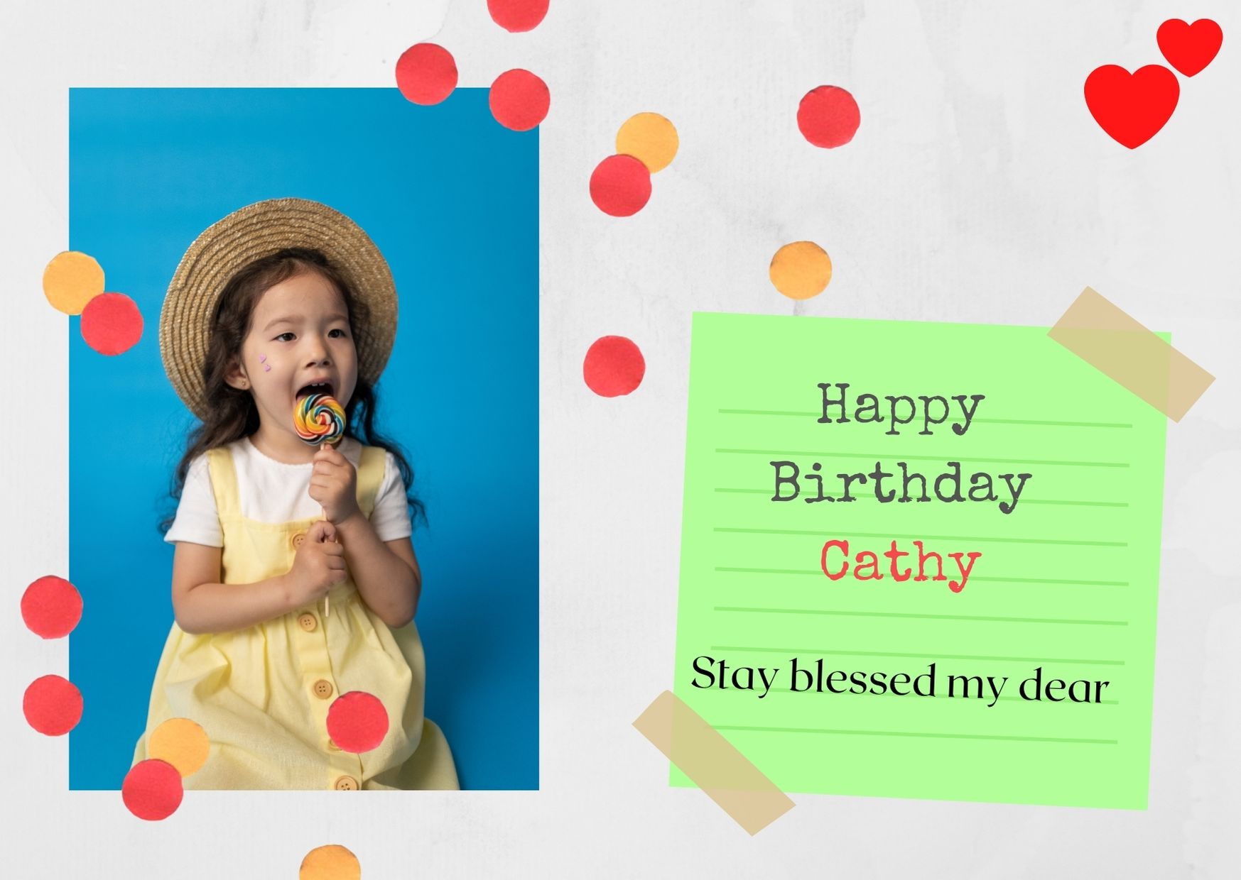 I will create beautiful greeting cards for you