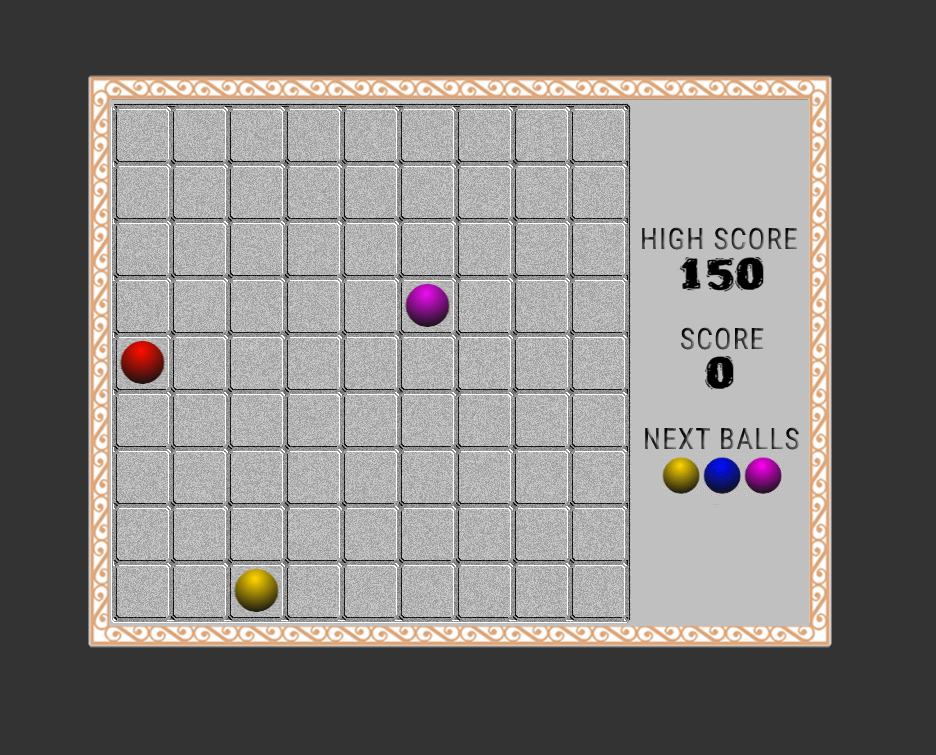 SAV Lines - remake of the popular game Color Lines (JS version)