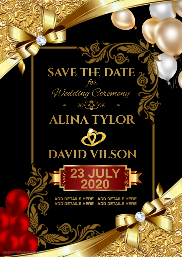 I will design wedding, birthday, Christmas or any type of invitation card