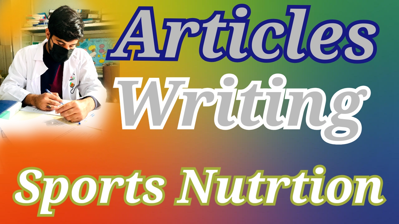 i will write an article related to Health Nutrition M...