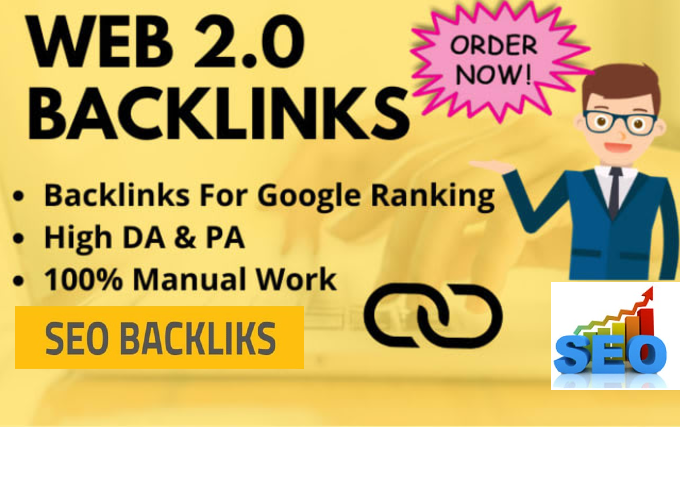 I will create 40 high authority web 2.0 backlinks for...