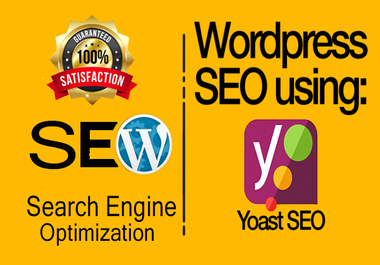 I will do wordpress website SEO using yoast plugin an...