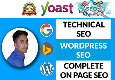 I will do wordpress yoast on page and technical SEO o...