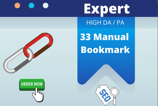 I will do 33 social bookmarking on high PR backlinks 24h