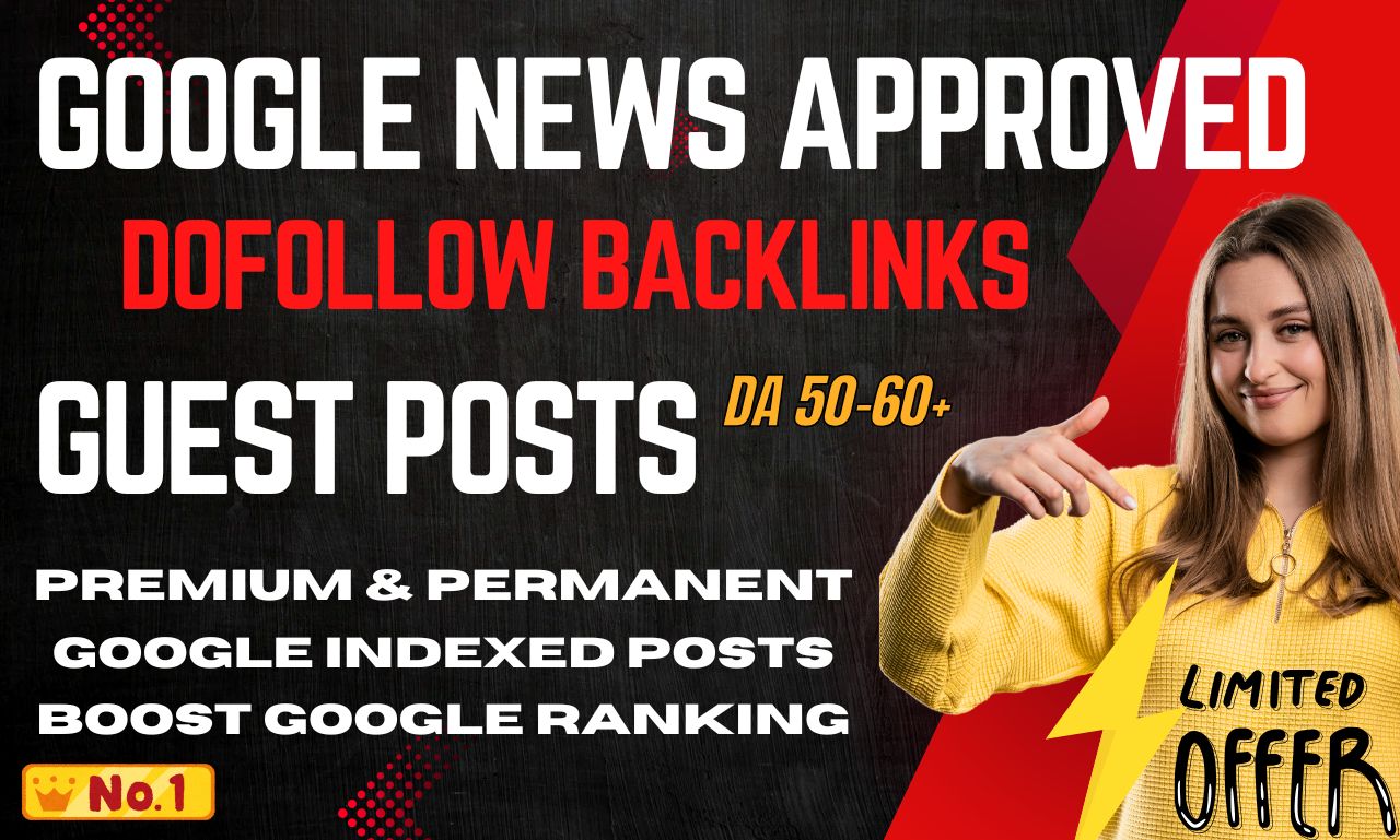 Premium 20 Guest Posts on High DA Dofollow Backlink