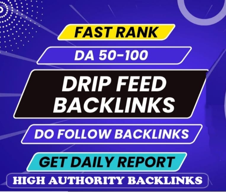 Achieve Top Rankings SEO with 7 Day Dripfeed Backlink...