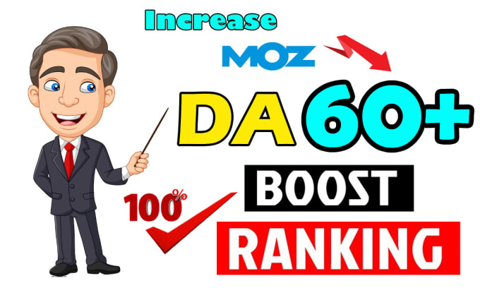 I will increase moz domain authority da 60 with autho...