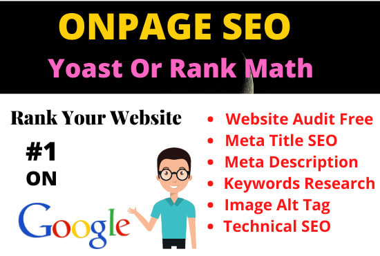 I will do wordpress onpage SEO optimization solve tec...