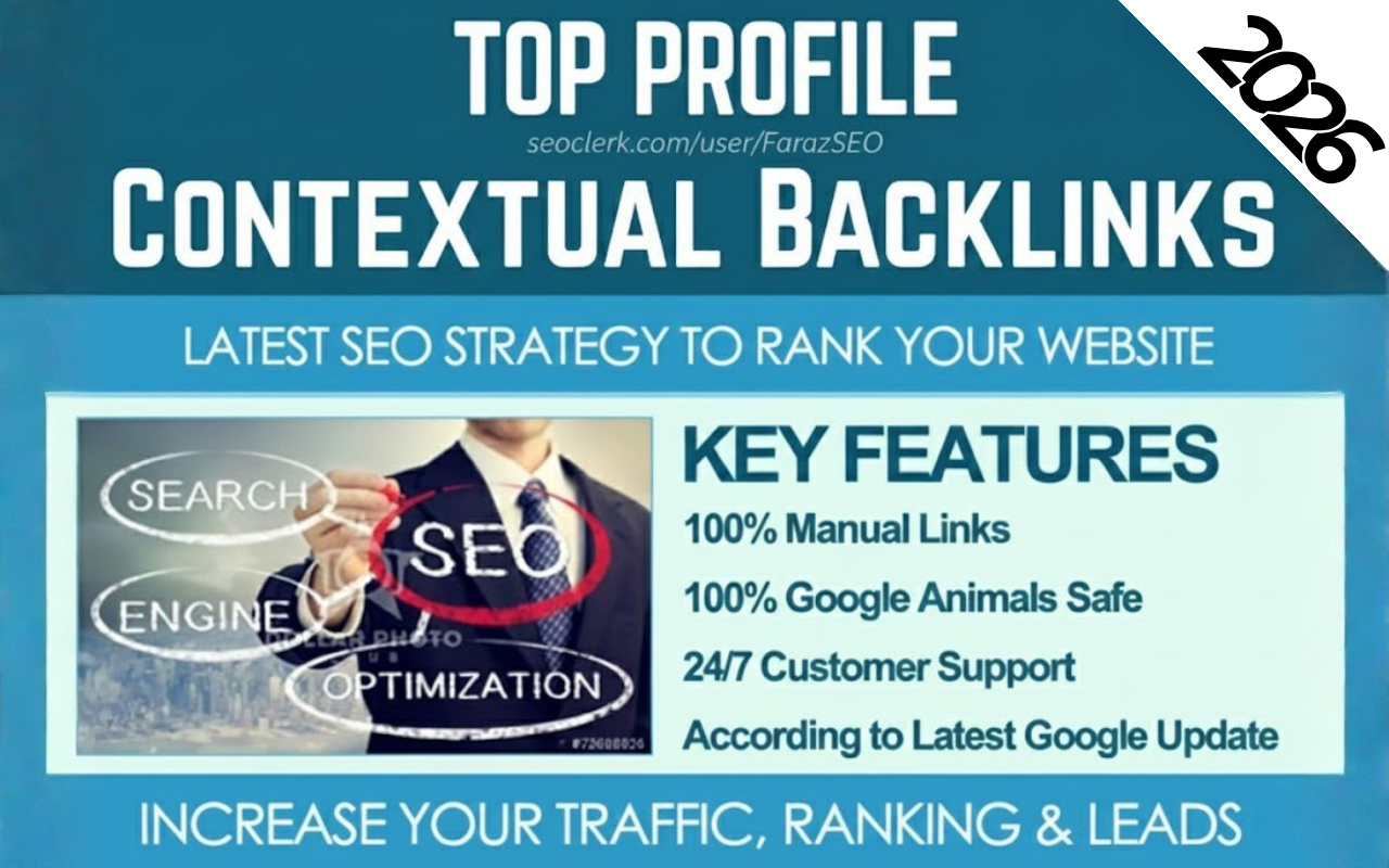 I will do 150 high da profile backlinks manually