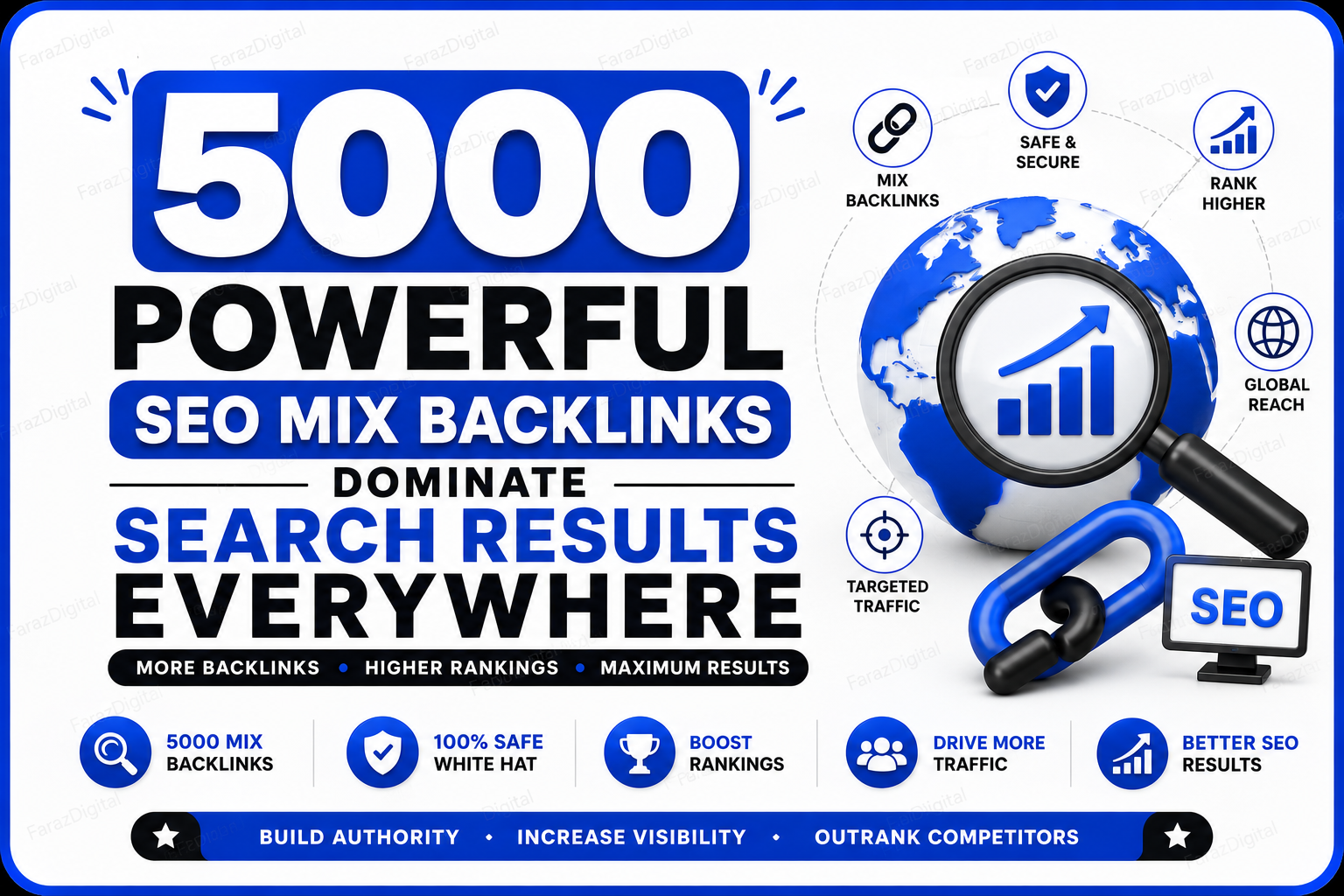 Dominate Search Results Everywhere with 5000 Powerful SEO Mix Backlinks