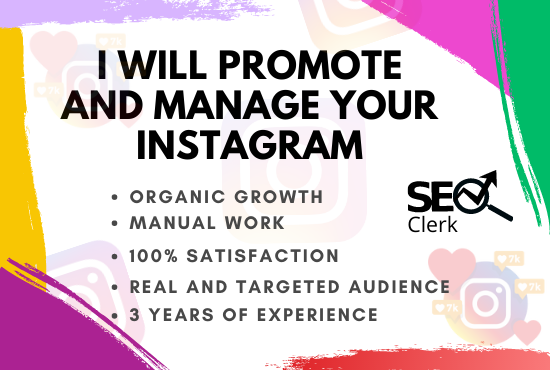 I will be your instagram marketing manager and grow y...