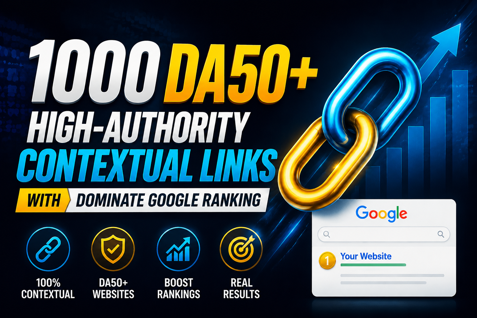 Get 1000 DA50+ High-Authority Contextual links with d...