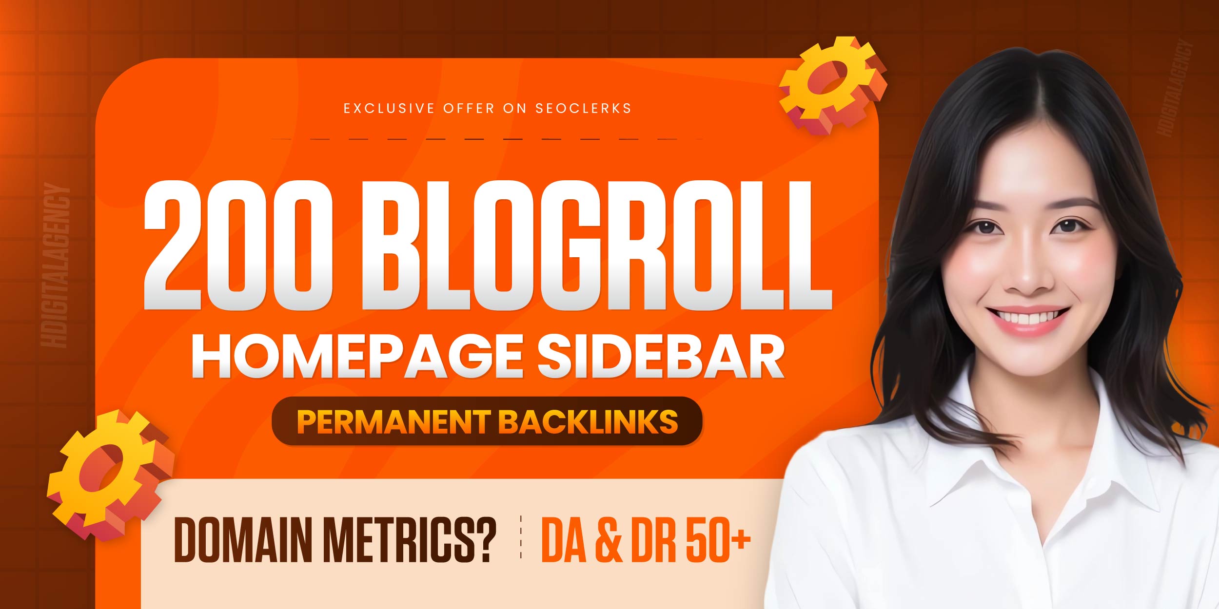 Get 200 Permanent Homepage Sidebar Blogroll DR/DA 50+ Plus Dofollow PBN