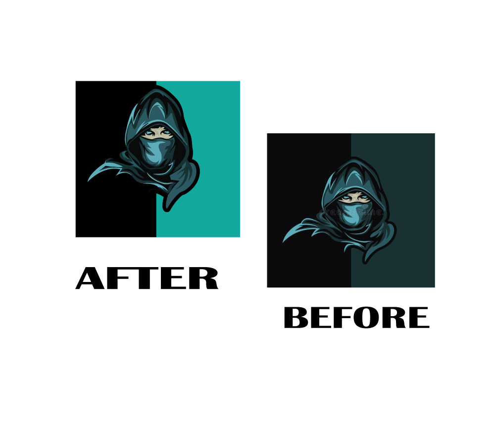 I will convert raster to vector, vectorize logo, do vector tracing.