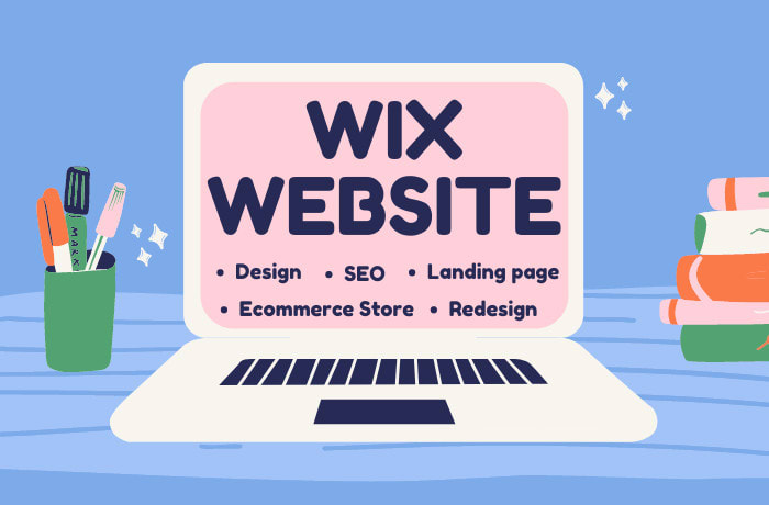 I will design, redesign wix website, wix ecommerce ...
