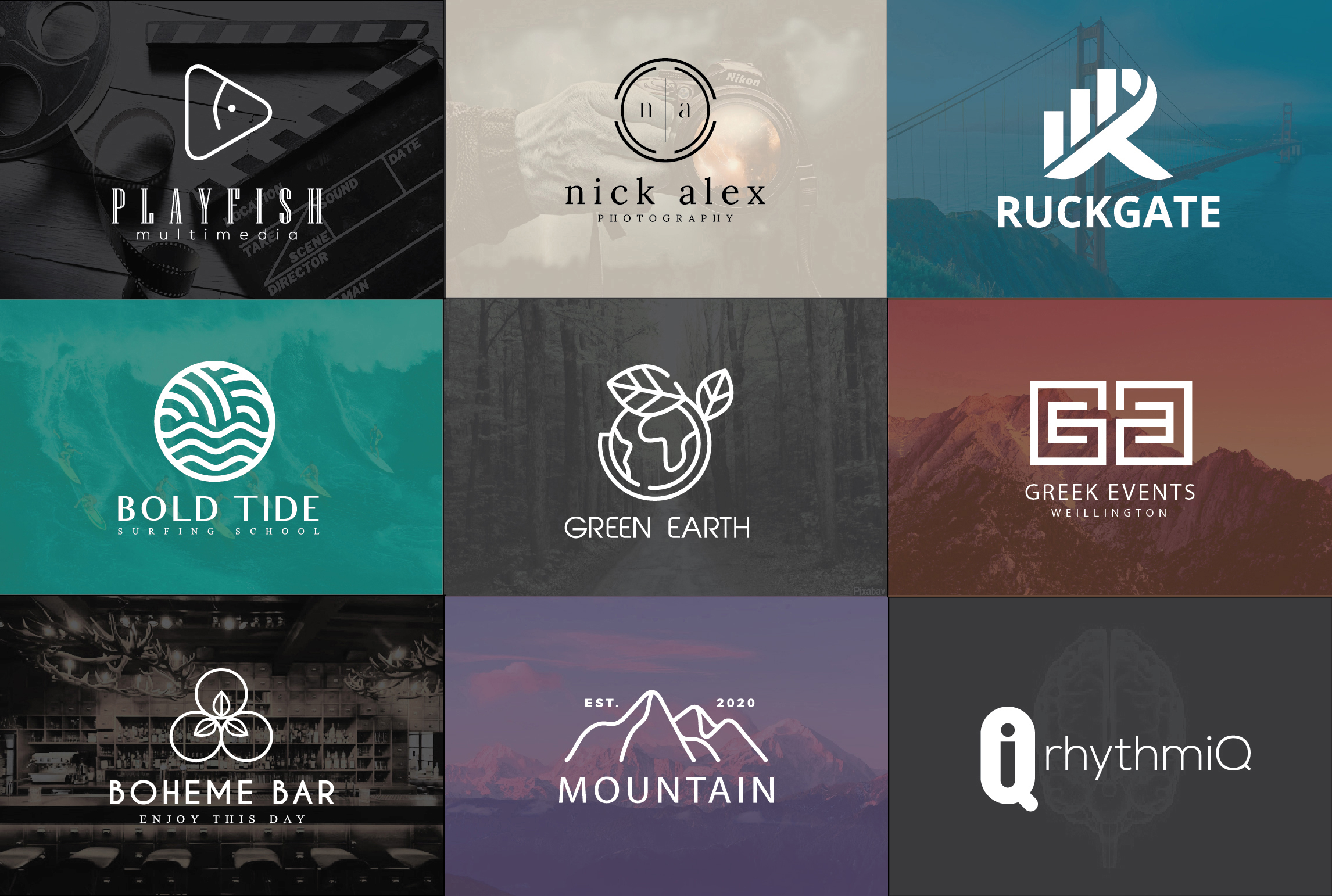 I will do modern minimalist, luxury, business logo ...