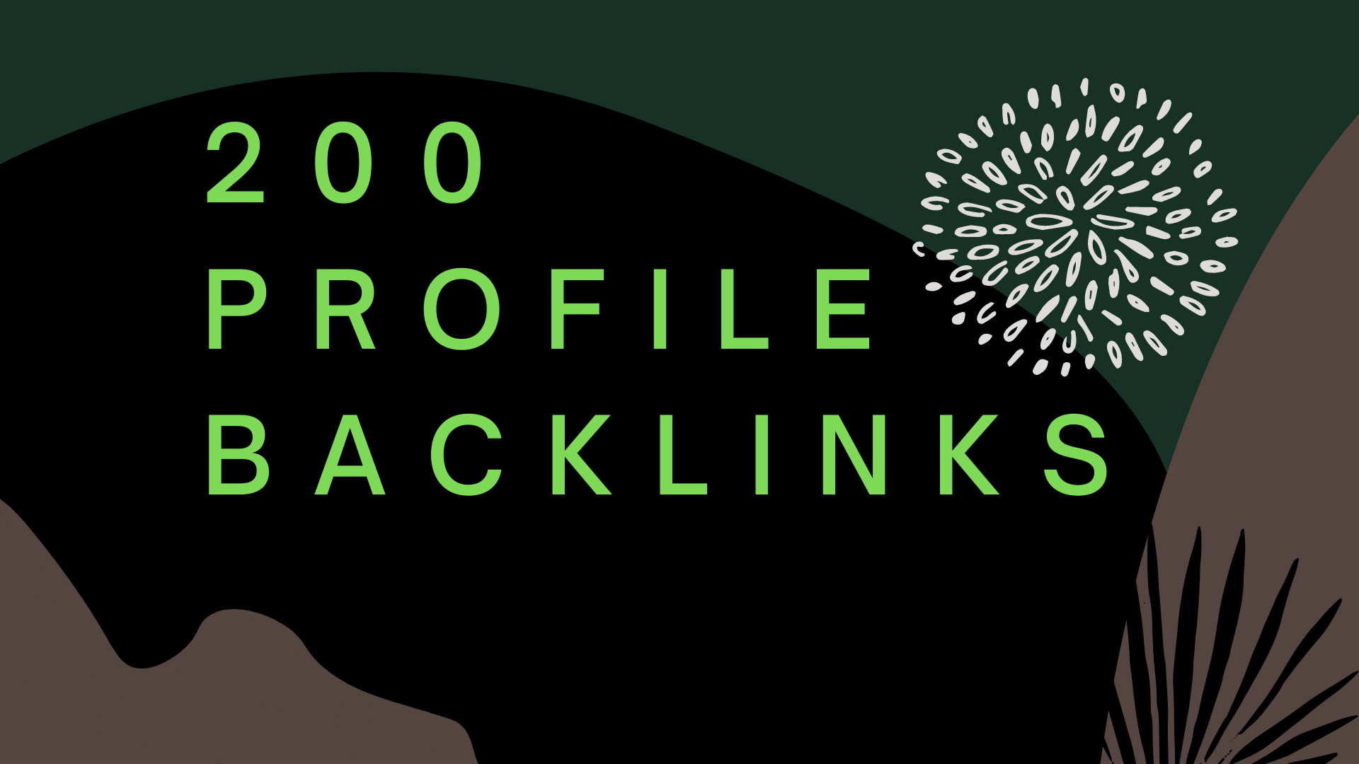 I will do 200 high authority SEO profile backlinks, l...