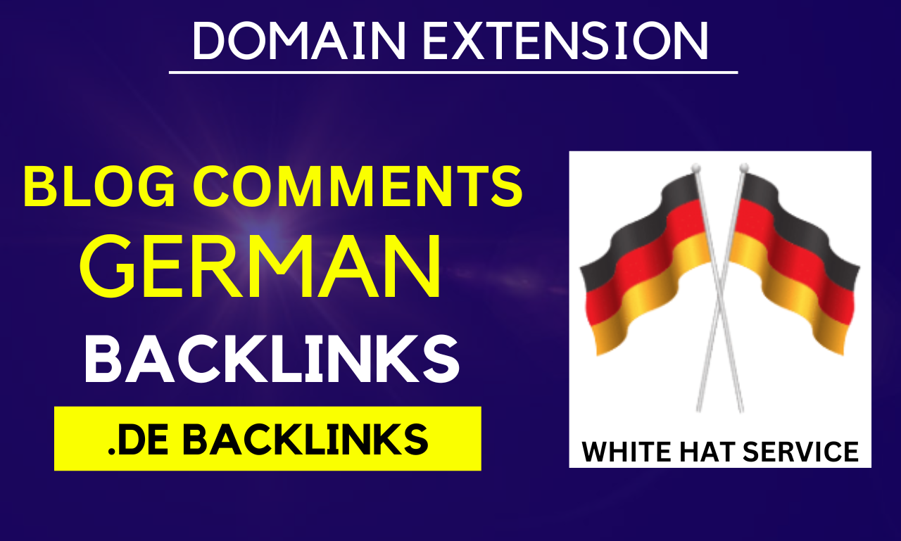 Provide 500+ German Blog Comments and Redirect Backlinks
