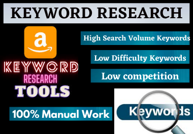 I will provide 25 keyword research SEO with Low compe...