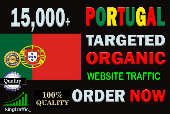 15,000 High Quality Portuguese web visitors real targ...