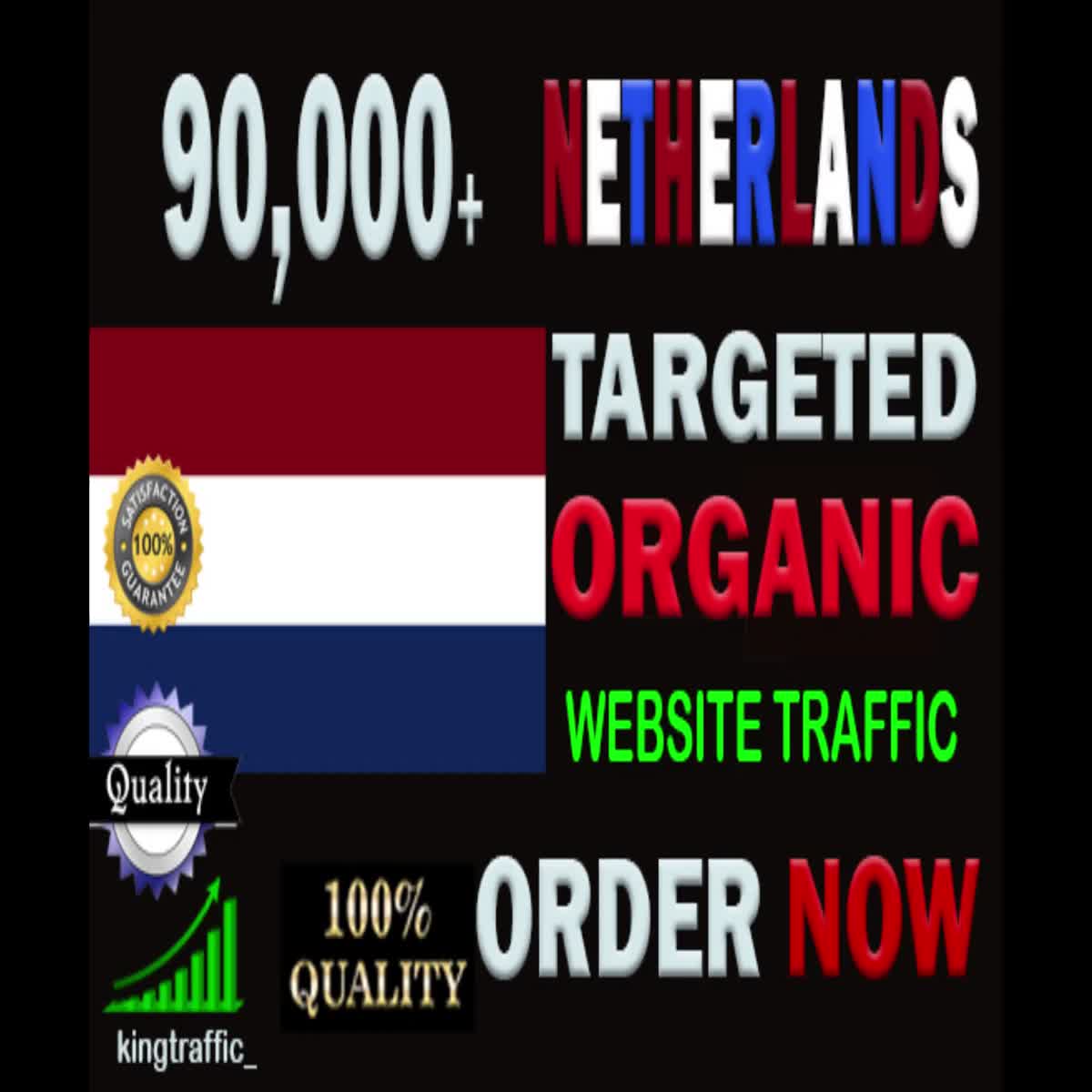 90,000 Active Quality Dutch web visitors real targeted Genuine Organic web traffic from Netherlands