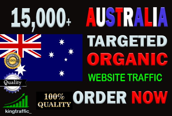 15,000 High Quality Australian web visitors real targ...
