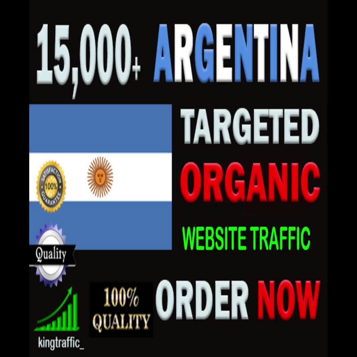 15,000 High Quality Argentine web visitors real targeted Genuine Organic web traffic from Argentina