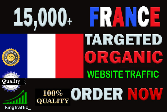 15,000 Active Quality France web visitors real target...