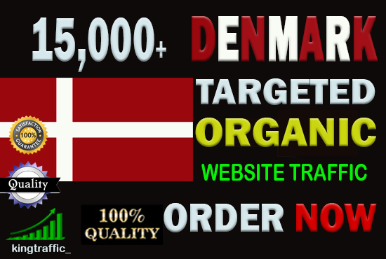 15,000 High Quality Danish web visitors real targeted...