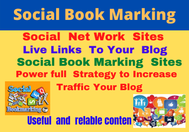 I will 80 social bookmarks dofollow backlinks high au...