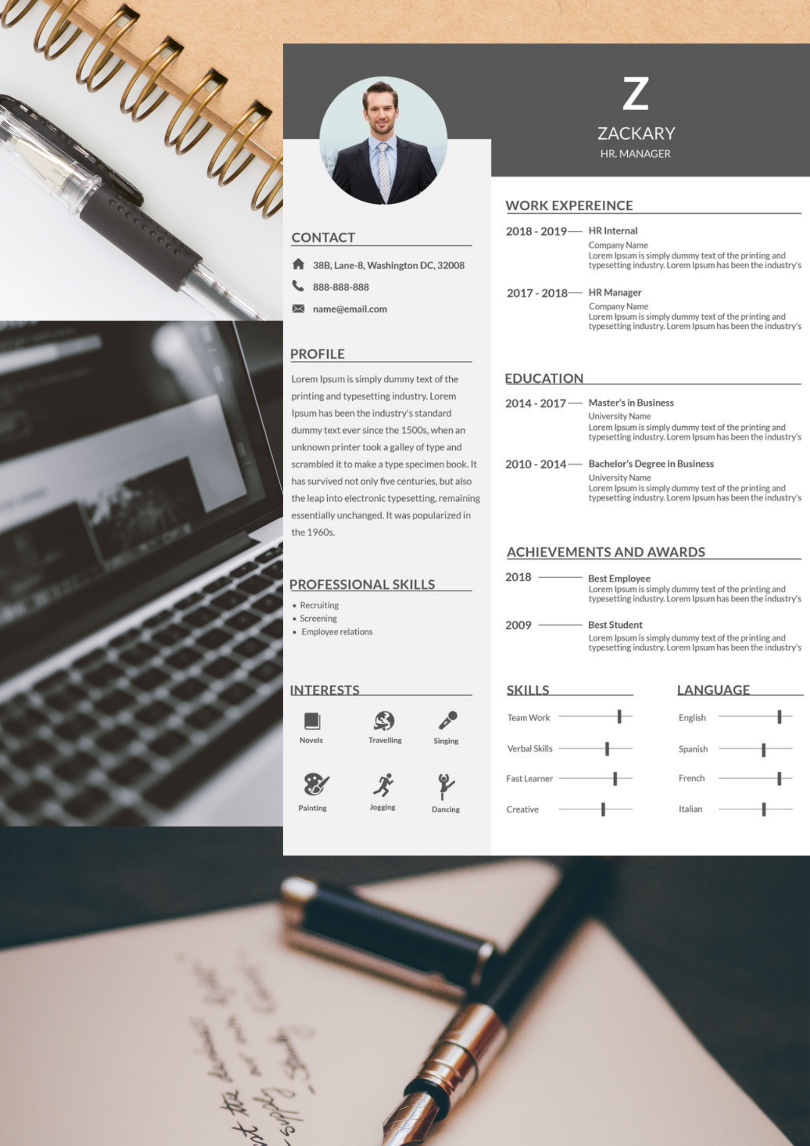 Professional Resume Maker and rewrite and designer for your Resume cv for your dream job 